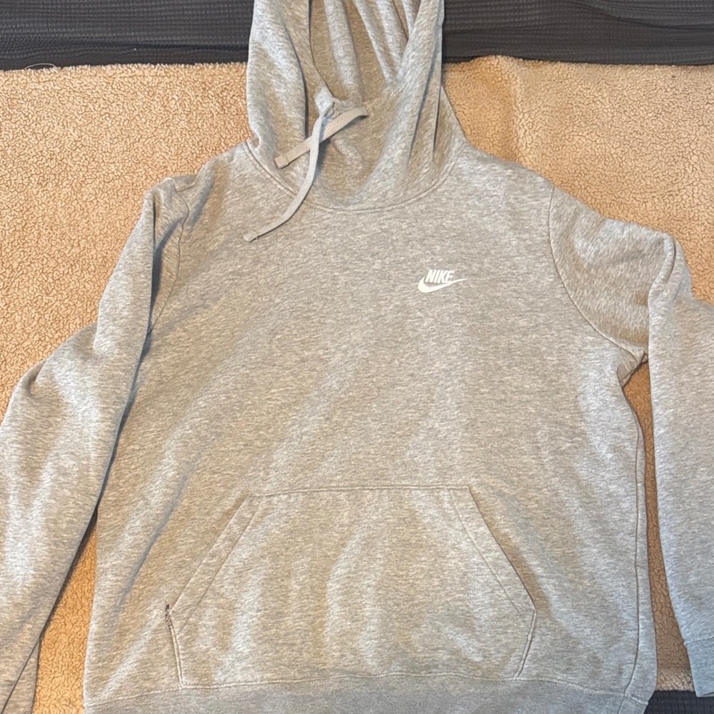 Nike Heather Gray Pullover Hoodie